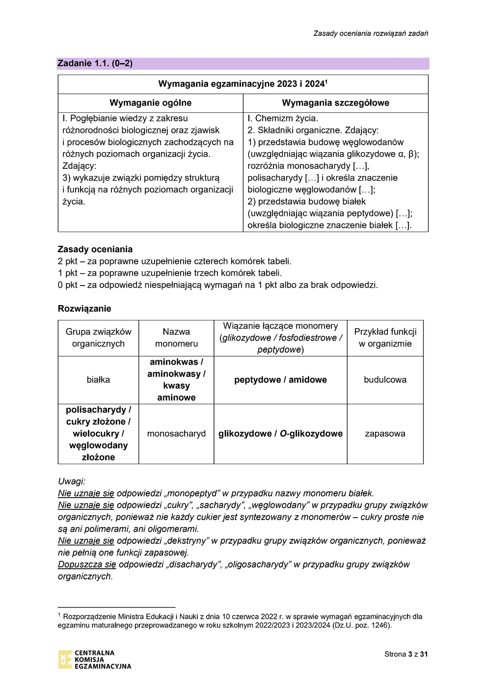 odpowiedzi - biologia - matura 2024 - maj - 0003