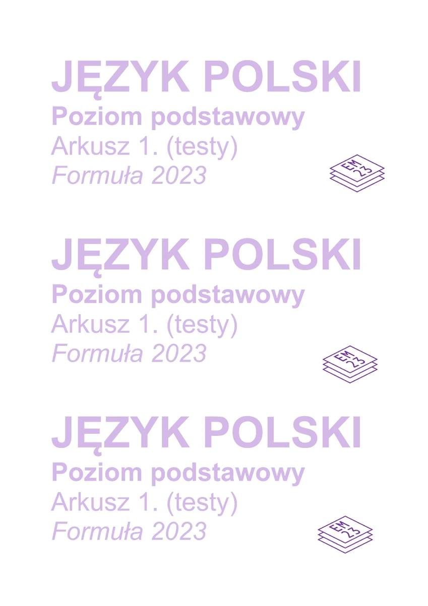 arkusz 1 test - języka polski - matura 2025 pp próbna - 0020