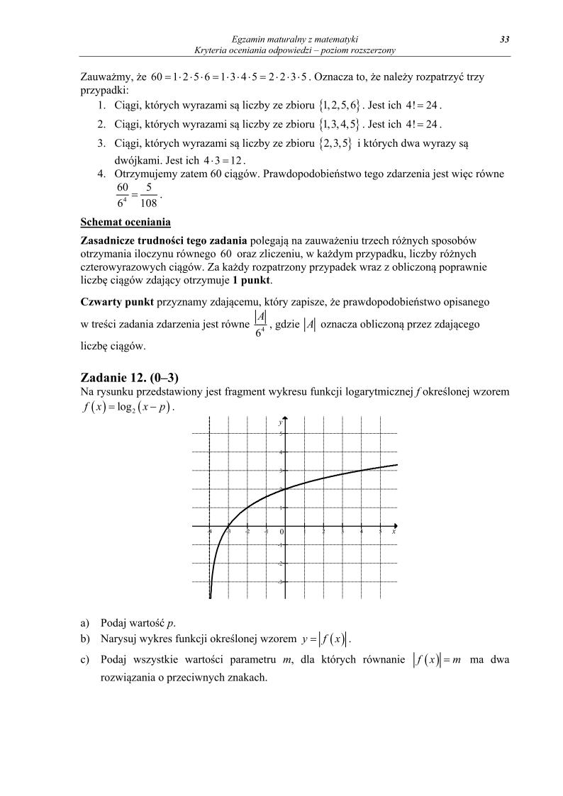 odpowiedzi - matematyka, p. rozszerzony, matura 2013-strona-33