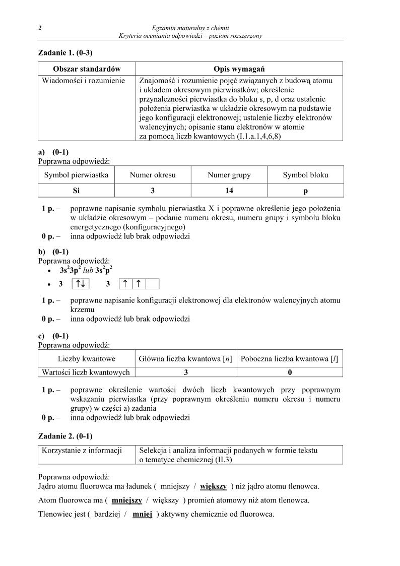 odpowiedzi - chemia, p. rozszerzony, matura 2013-strona-02