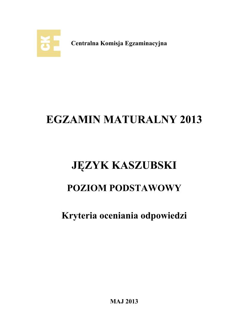 odpowiedzi - j. kaszubski, p. podstawowy, matura 2013-strona-01