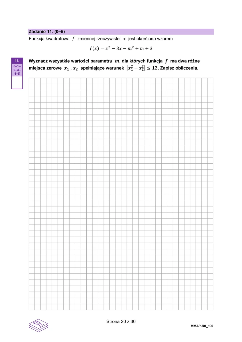  arkusz - matematyka rozszerzony - matura 2025 próbna - 0020