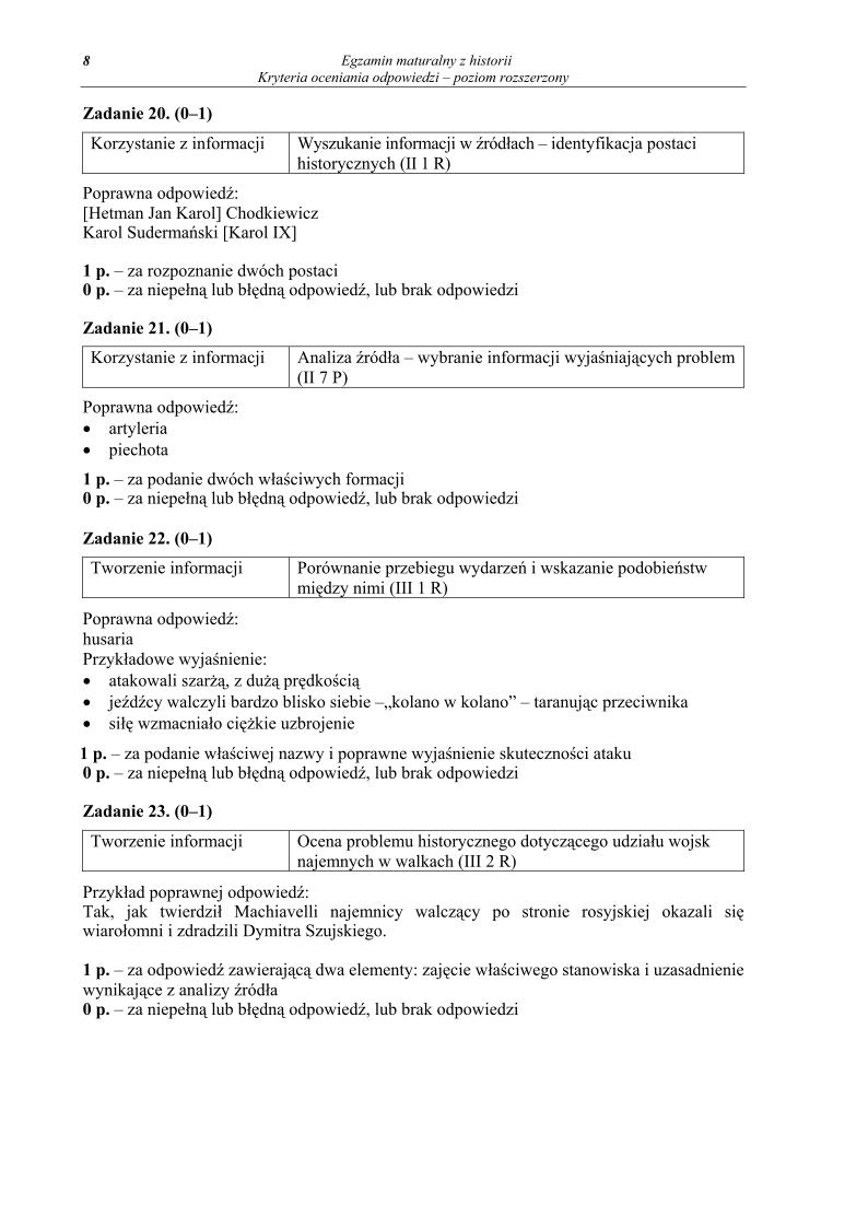 odpowiedzi - historia, p. rozszerzony, matura 2013-strona-08