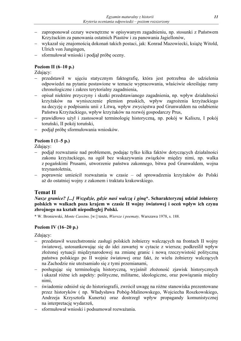 odpowiedzi - historia, p. rozszerzony, matura 2013-strona-11