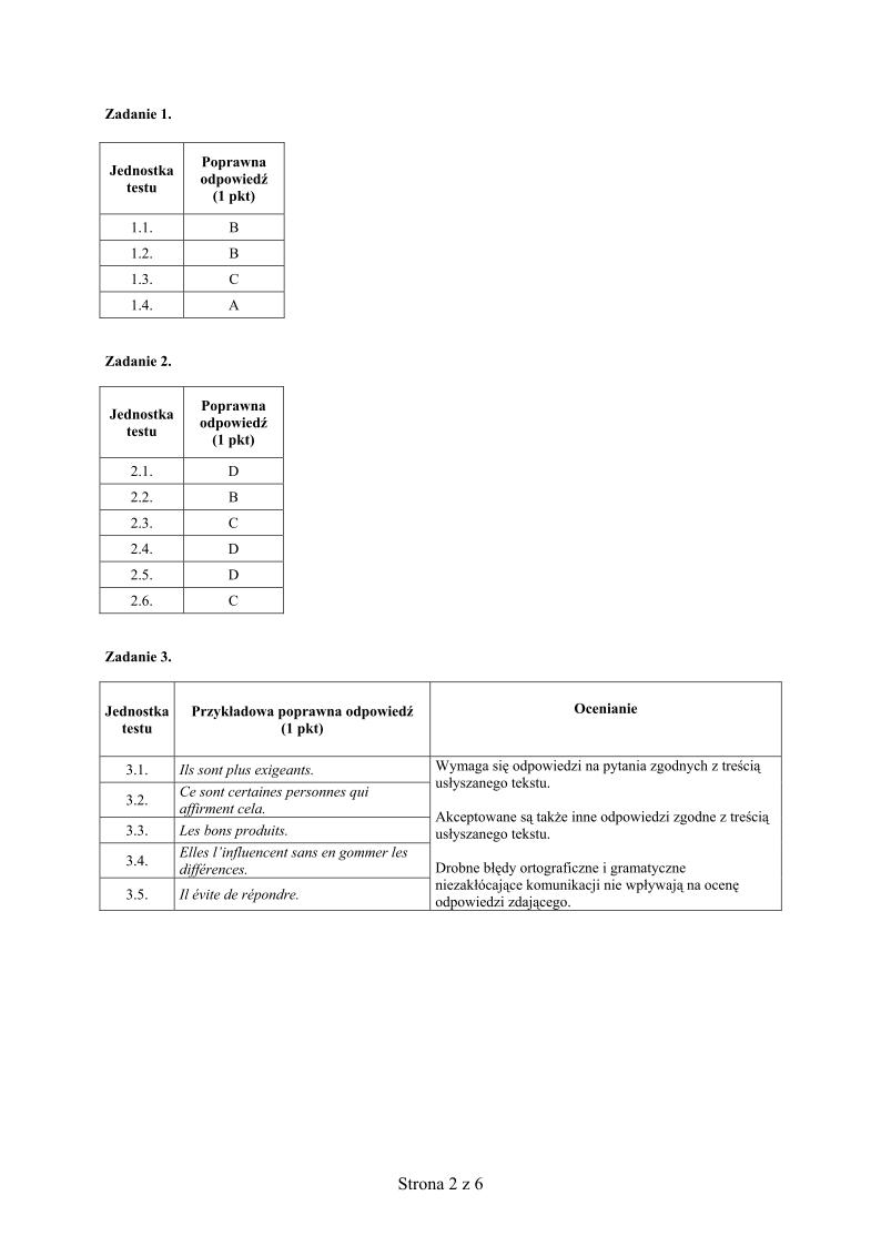 odpowiedzi - j. francuski, dla klas dwujezycznych, matura 2013-strona-02